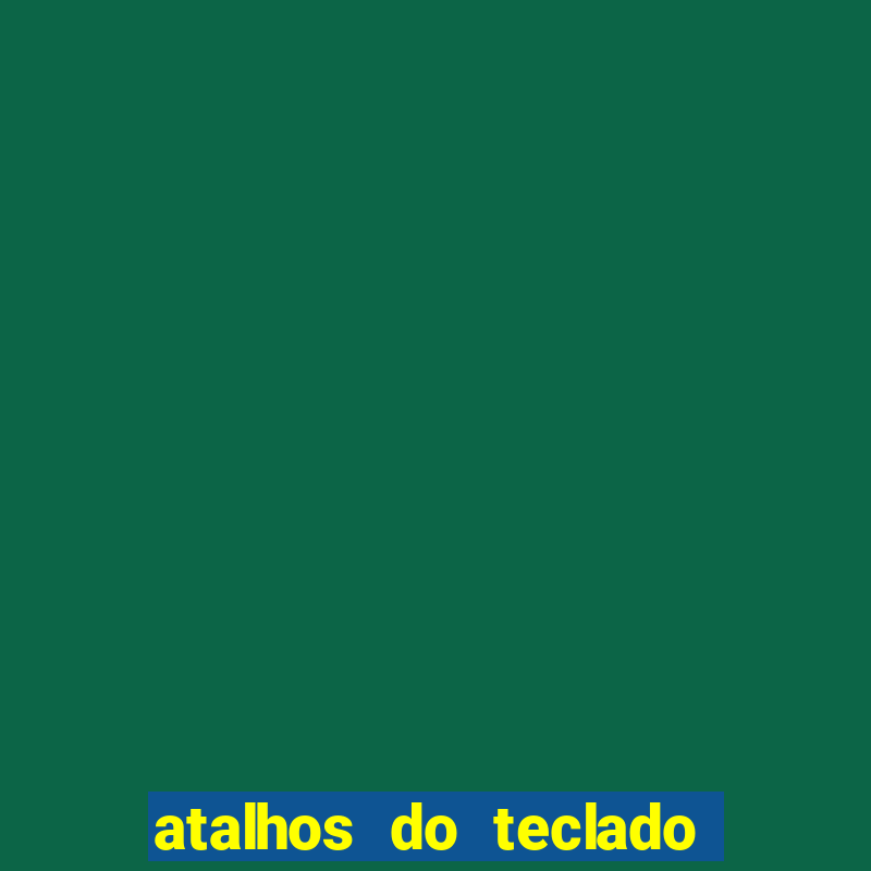 atalhos do teclado para simbolos