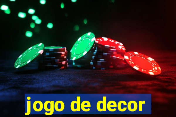 jogo de decor