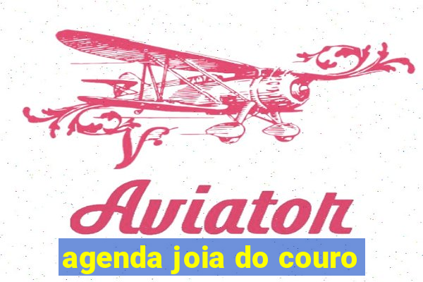 agenda joia do couro