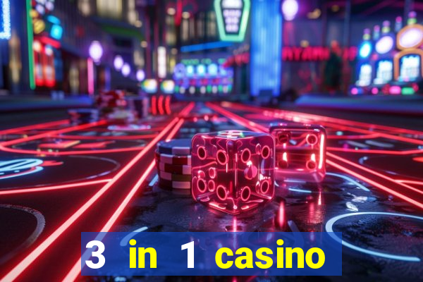 3 in 1 casino game set