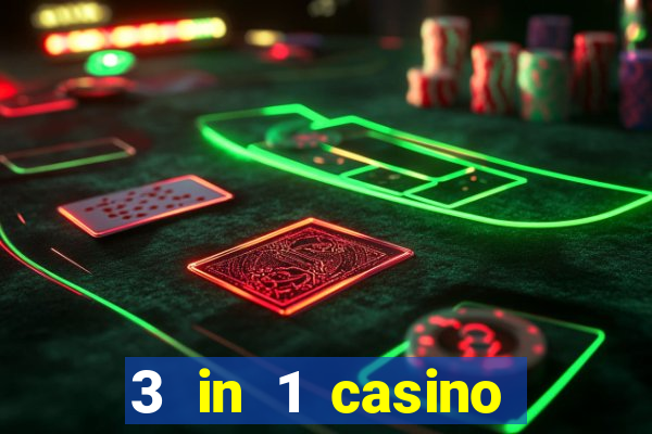 3 in 1 casino game set