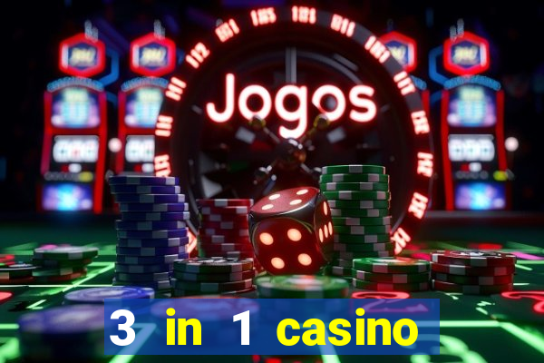 3 in 1 casino game set