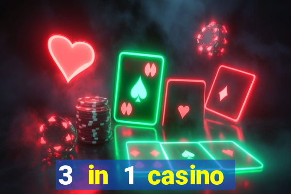 3 in 1 casino game set