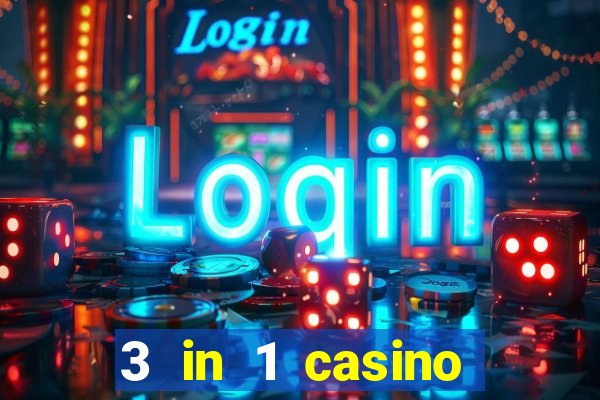 3 in 1 casino game set