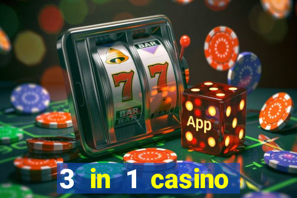 3 in 1 casino game set