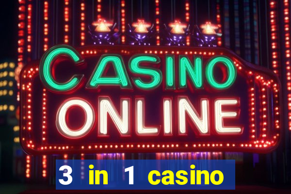 3 in 1 casino game set