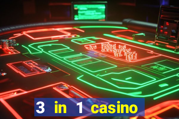 3 in 1 casino game set