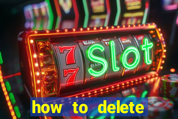 how to delete account in bingo plus