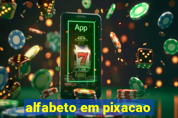 alfabeto em pixacao