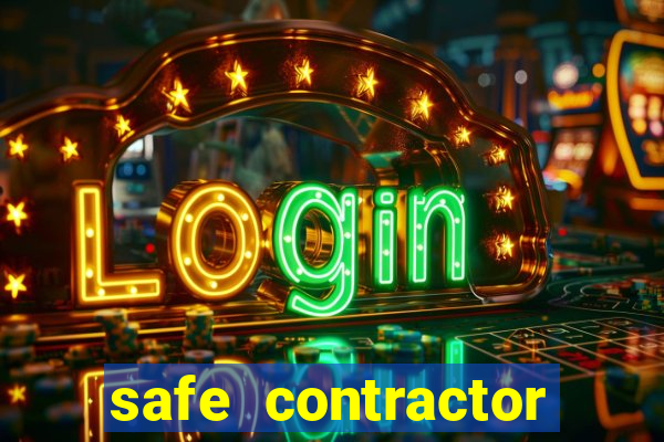 safe contractor approved list