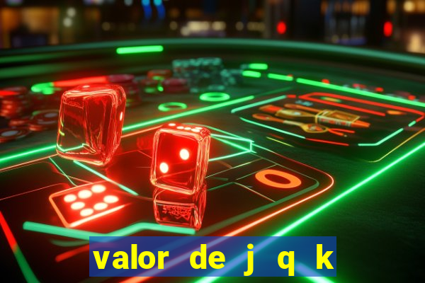 valor de j q k en blackjack