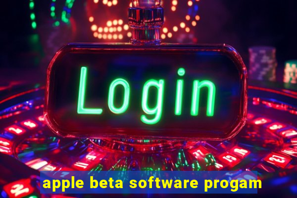 apple beta software progam