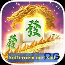 kofferriem met slot