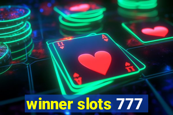 winner slots 777