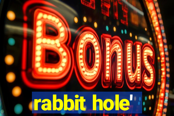 rabbit hole'