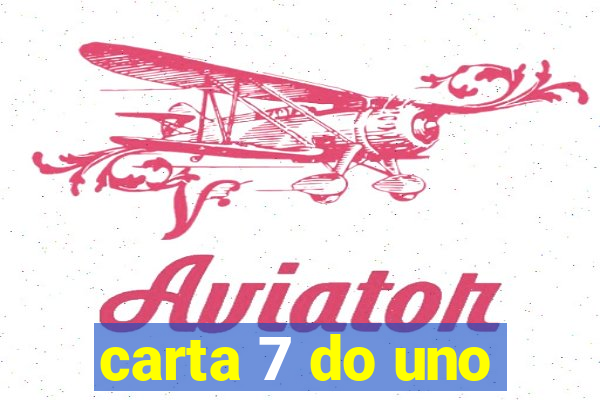 carta 7 do uno