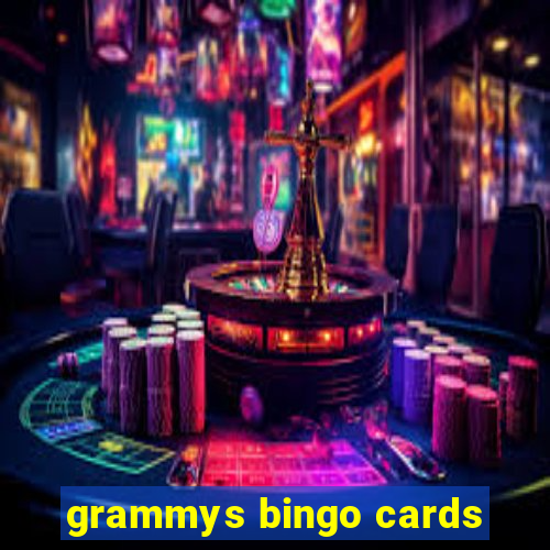 grammys bingo cards