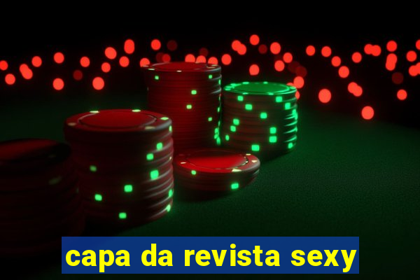 capa da revista sexy