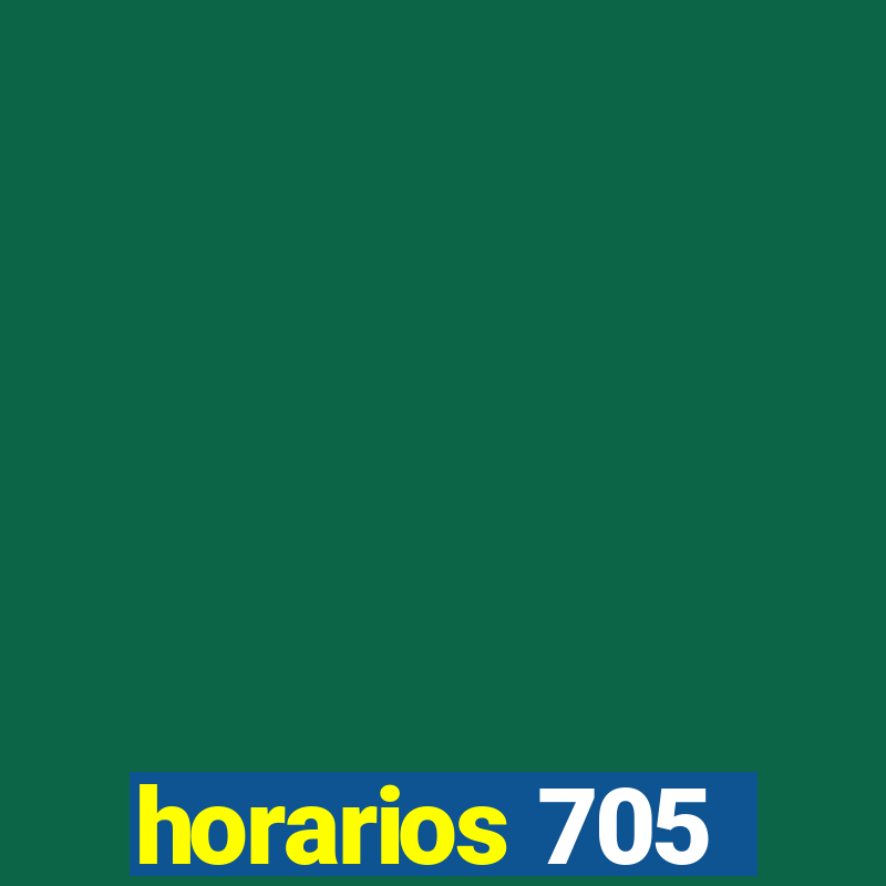 horarios 705