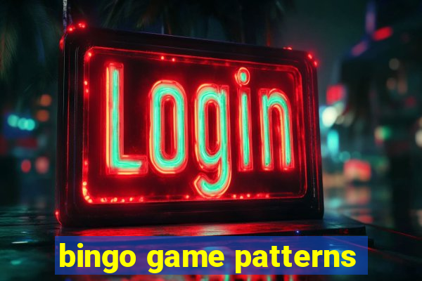 bingo game patterns