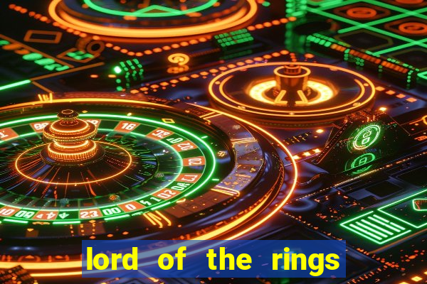 lord of the rings slot machine