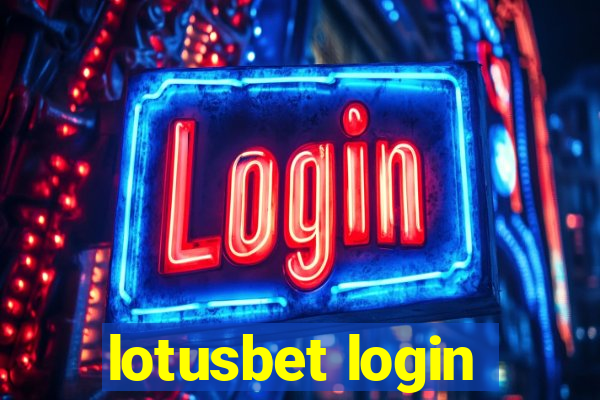 lotusbet login