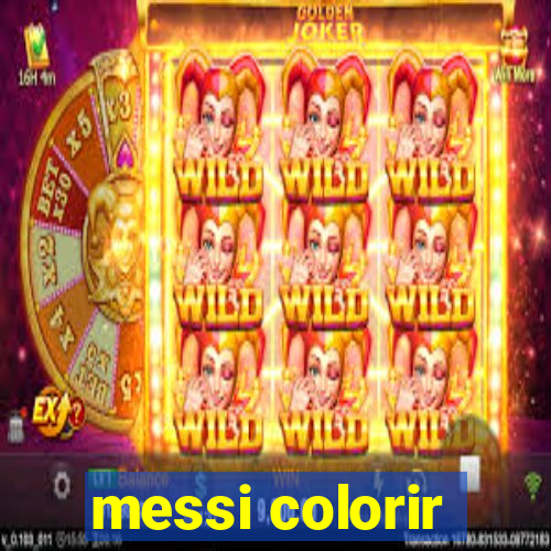 messi colorir