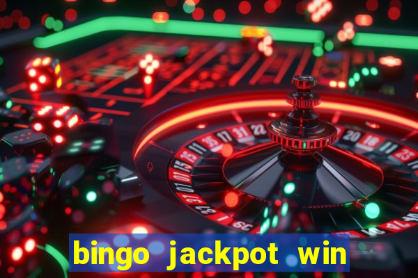 bingo jackpot win real money