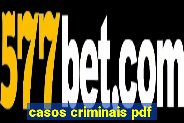 casos criminais pdf