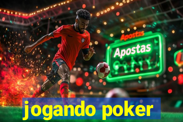 jogando poker