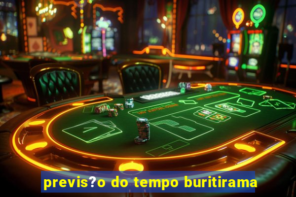 previs?o do tempo buritirama