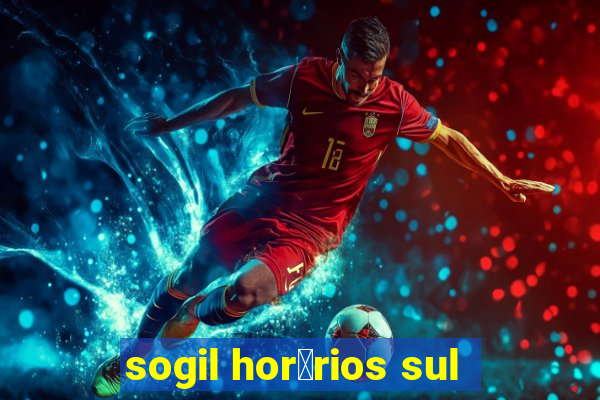 sogil hor谩rios sul