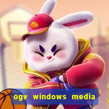 ogv windows media player codec