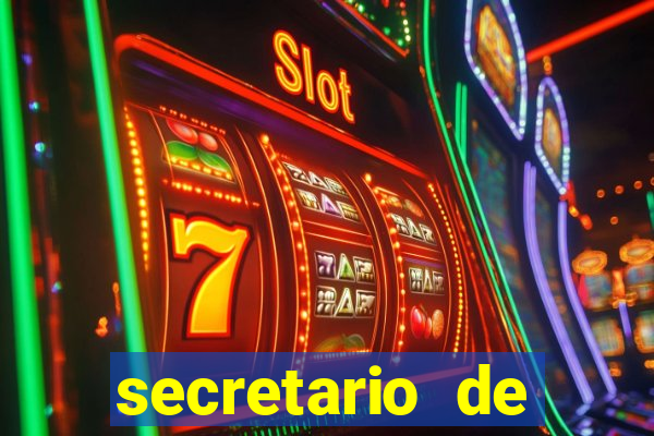 secretario de esporte salario