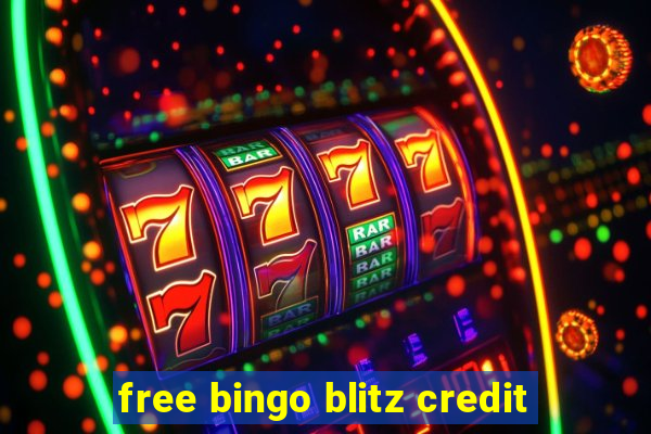 free bingo blitz credit