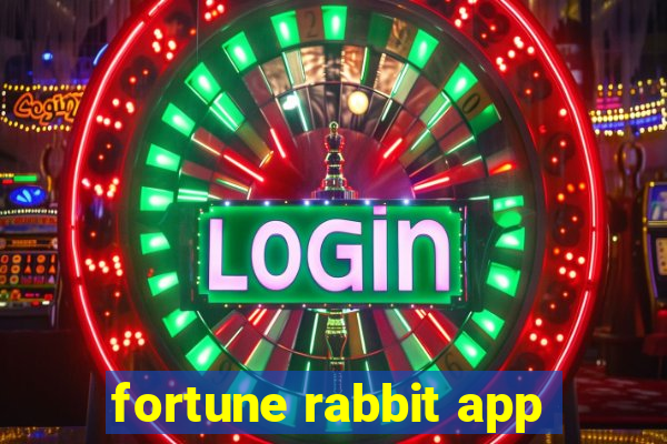 fortune rabbit app