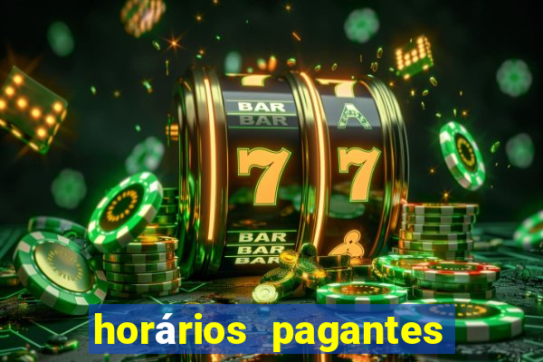 horários pagantes do fortune tiger