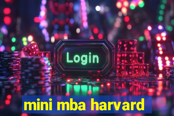 mini mba harvard