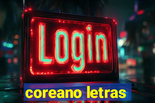 coreano letras