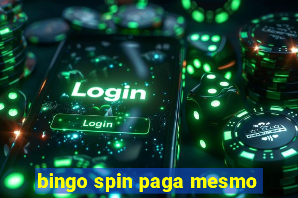 bingo spin paga mesmo