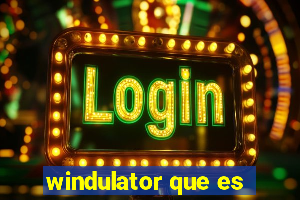 windulator que es