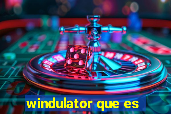 windulator que es