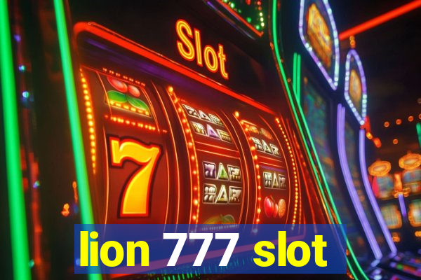 lion 777 slot