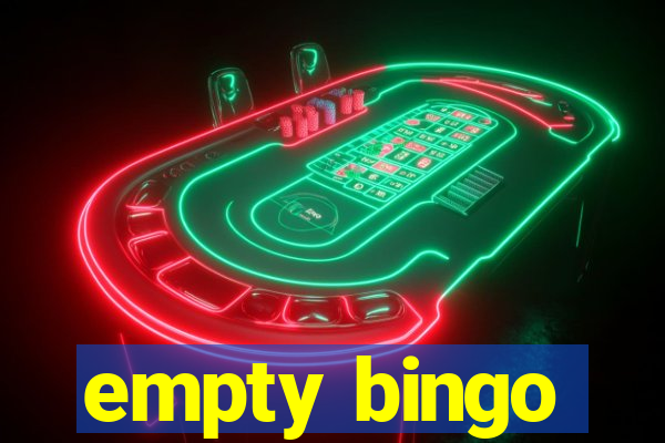 empty bingo