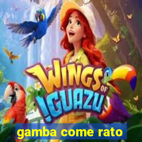 gamba come rato