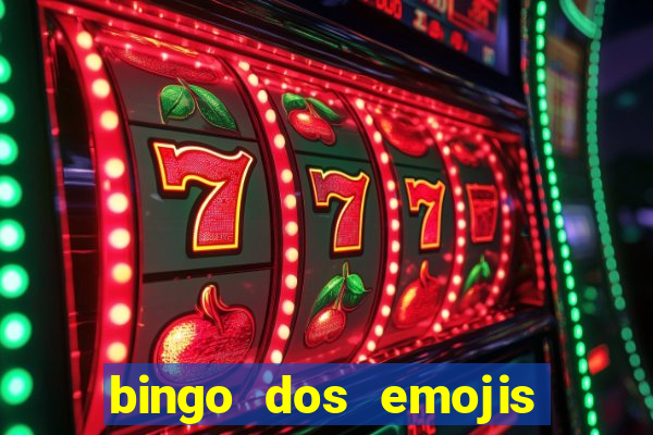 bingo dos emojis para imprimir