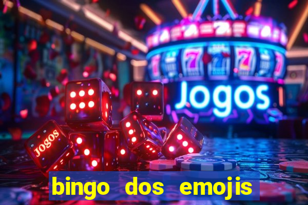 bingo dos emojis para imprimir