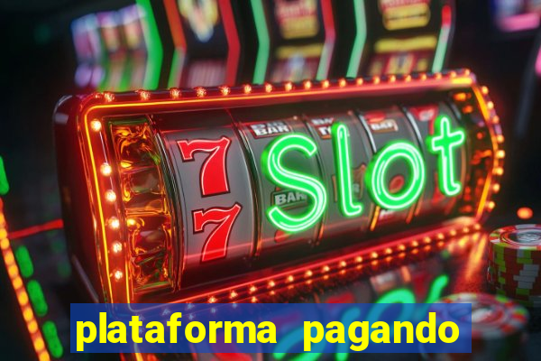 plataforma pagando fortune tiger