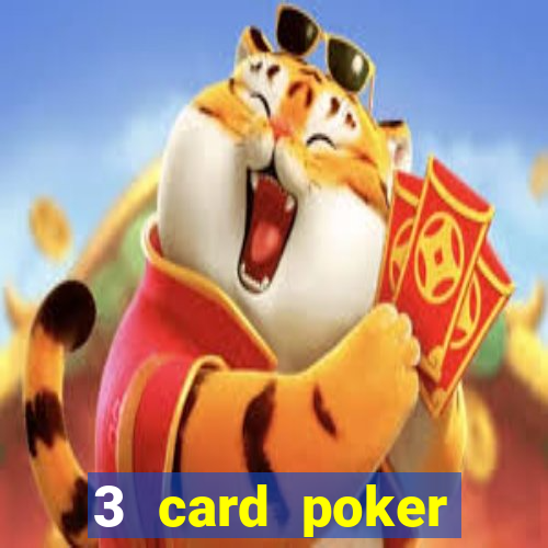 3 card poker casino game