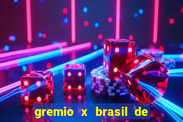 gremio x brasil de pelotas palpite